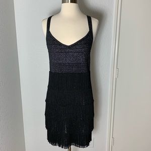 Fringe mini dress
